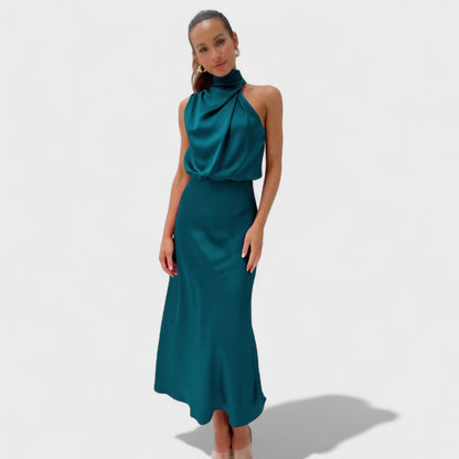Alba - Robe Satin Élégance