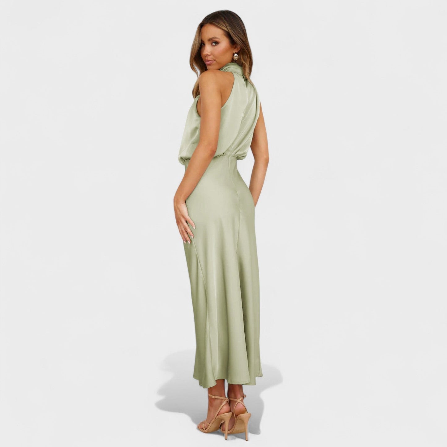 Alba - Robe Satin Élégance