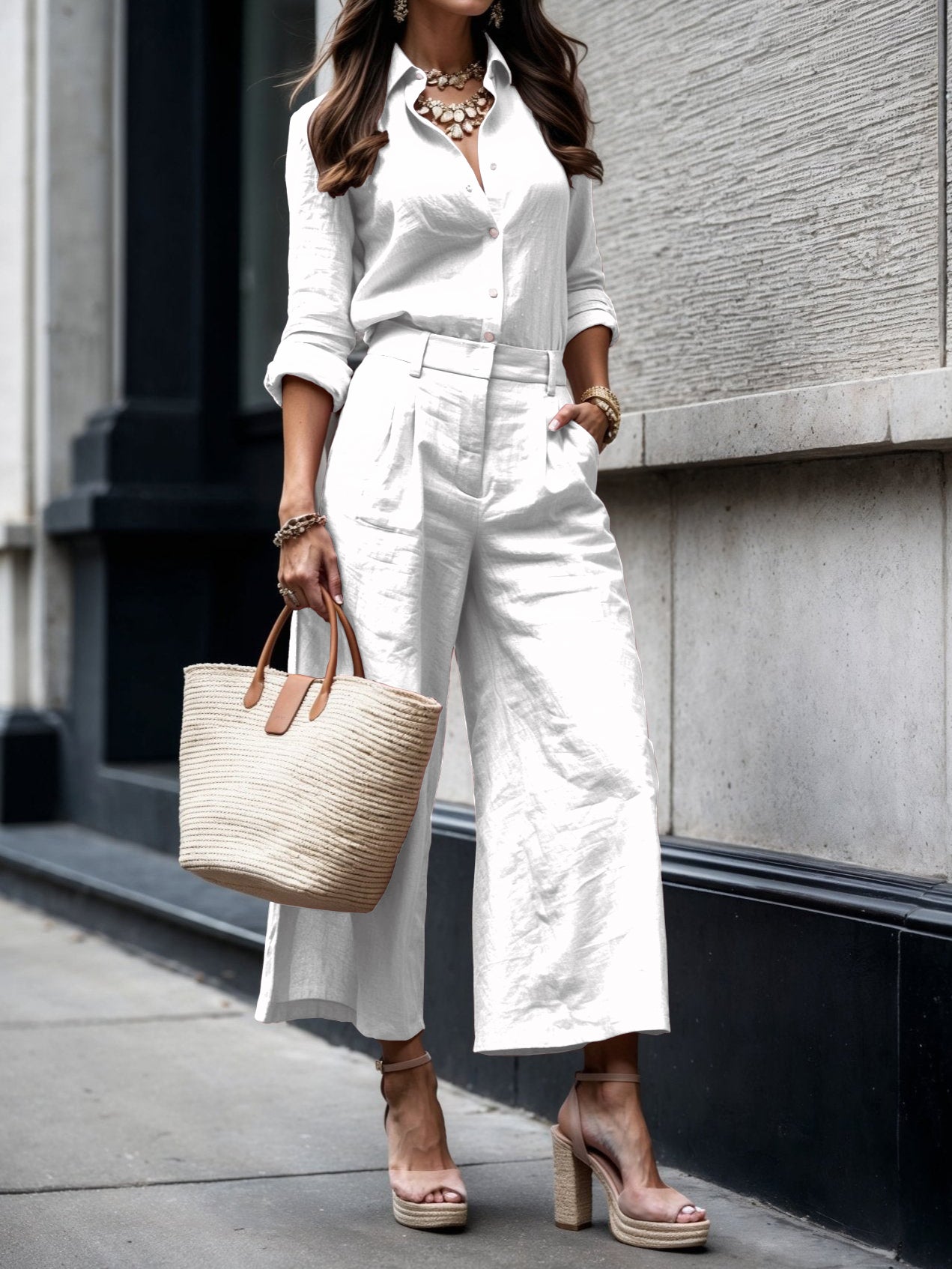 Isadora - Look Casual Chic Rose