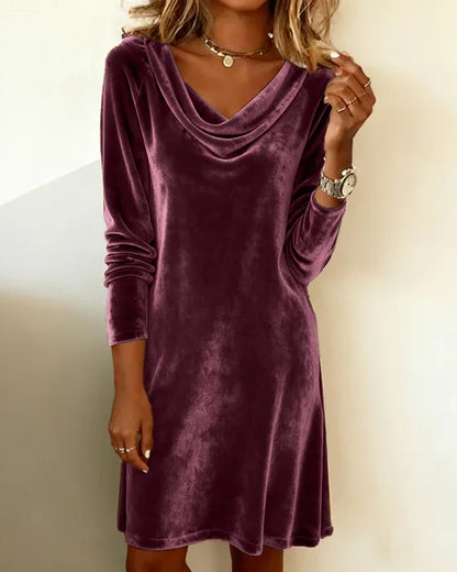 Joëlle | Robe en Velours Ample