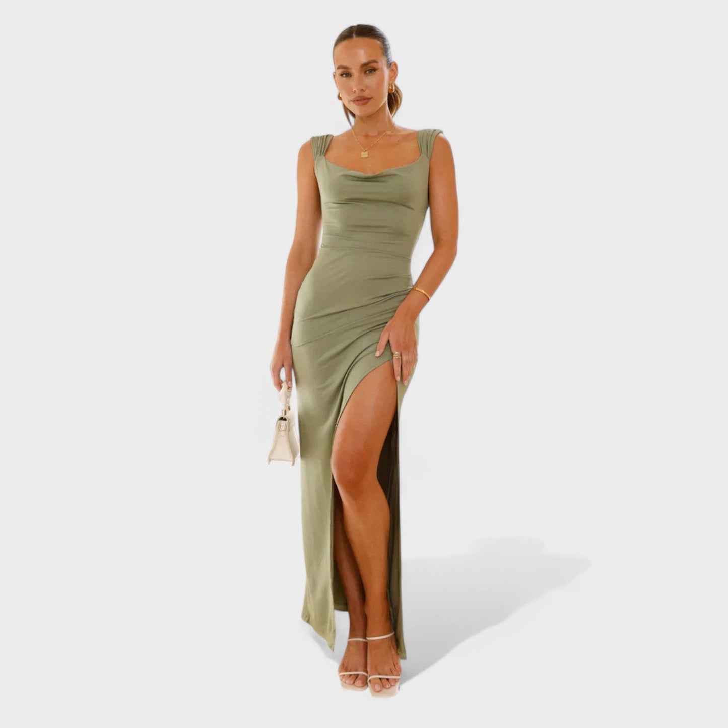 Sarela - Robe longue à dos ouvert