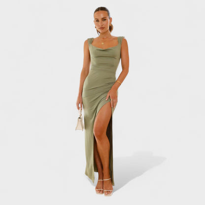 Sarela - Robe longue à dos ouvert