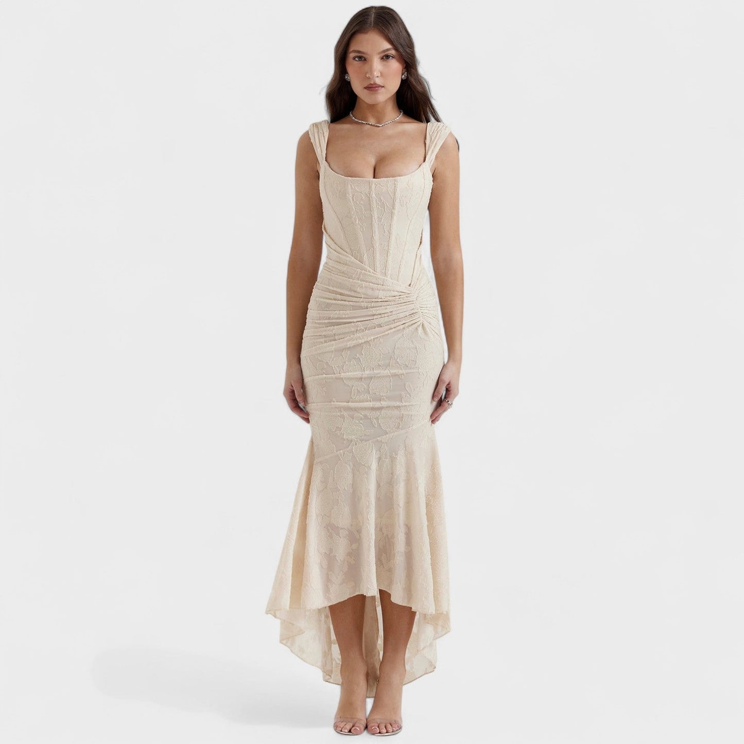 Francesca - Robe à silhouette sculpturale