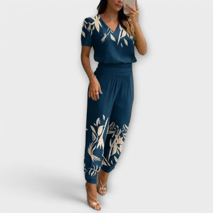 Irmelinda - Ensemble élégant haut et pantalon