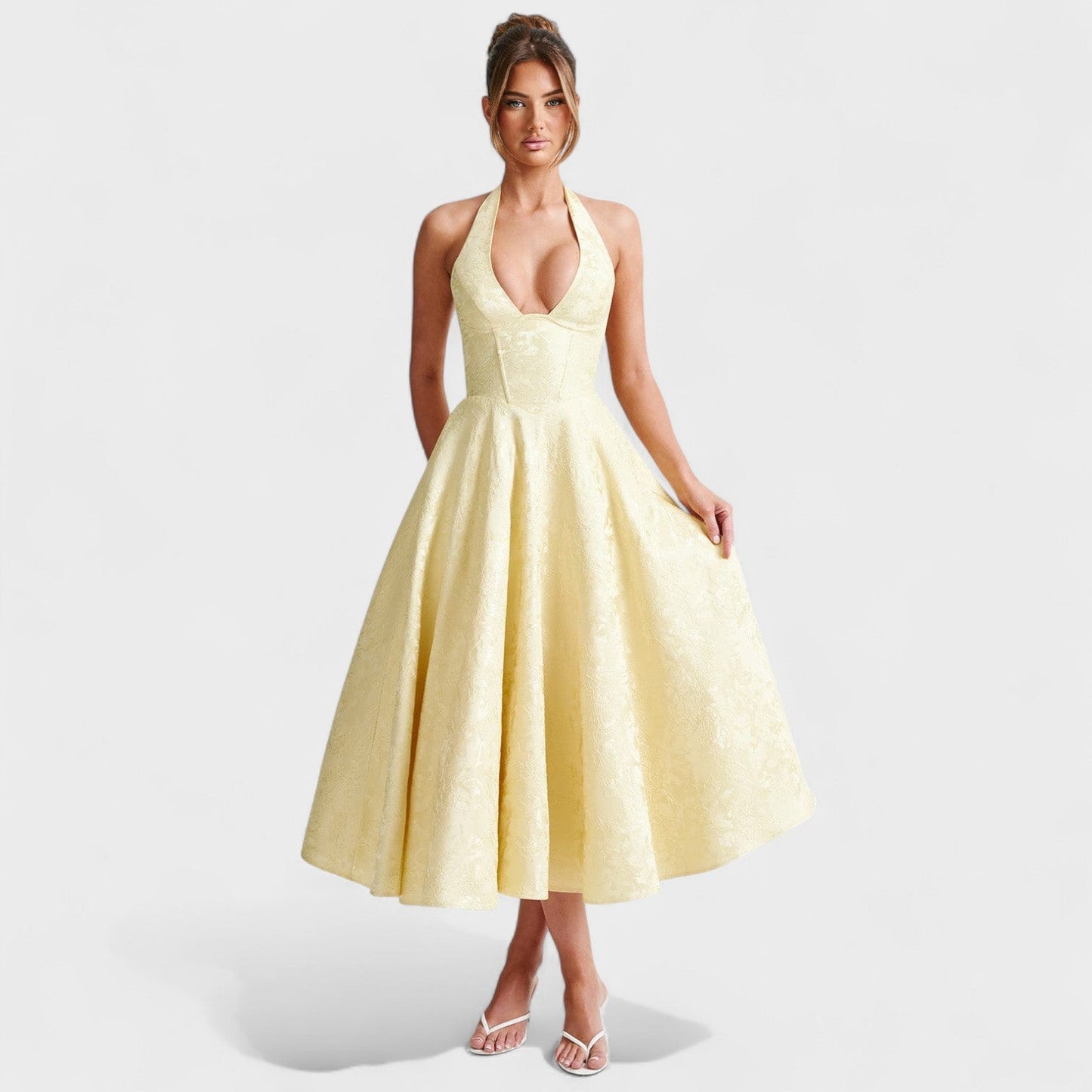 Efi - Robe midi texturée