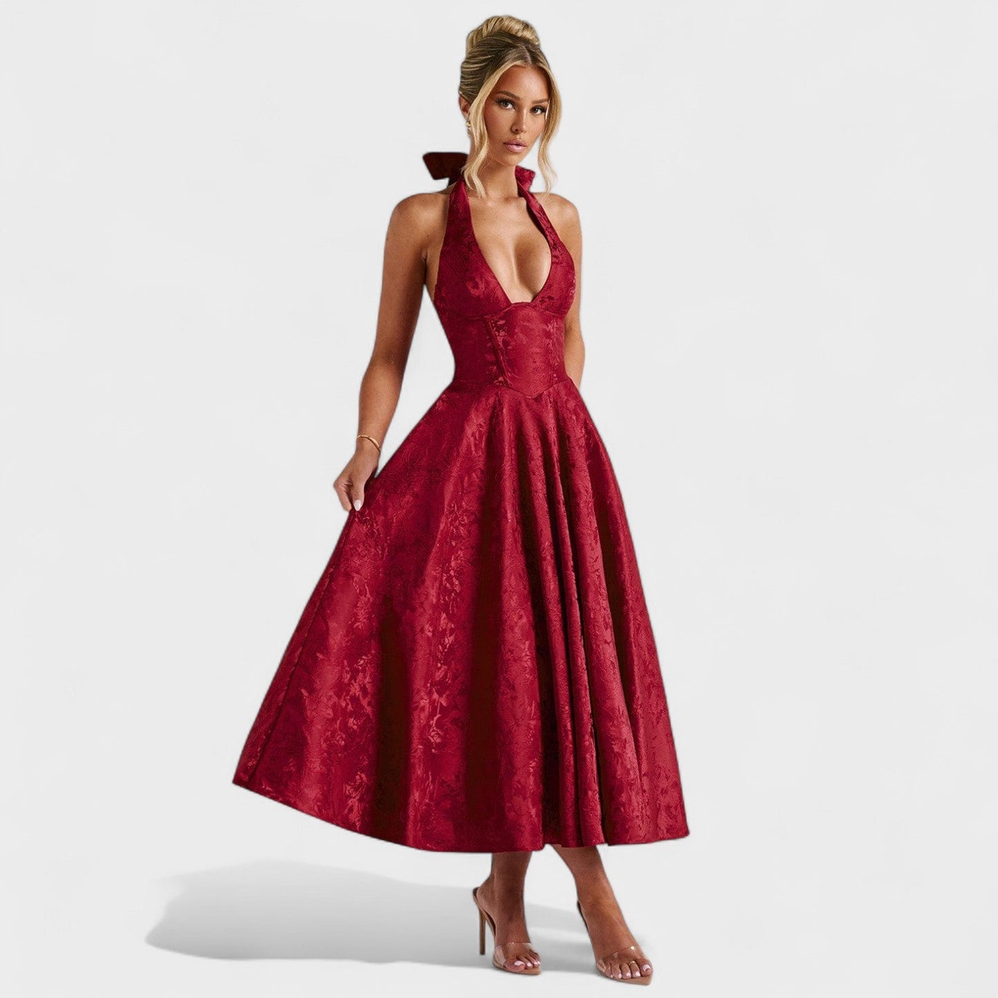 Efi - Robe midi texturée