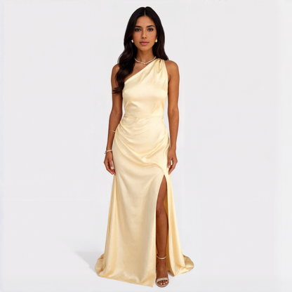 Aurélia - Robe longue en satin