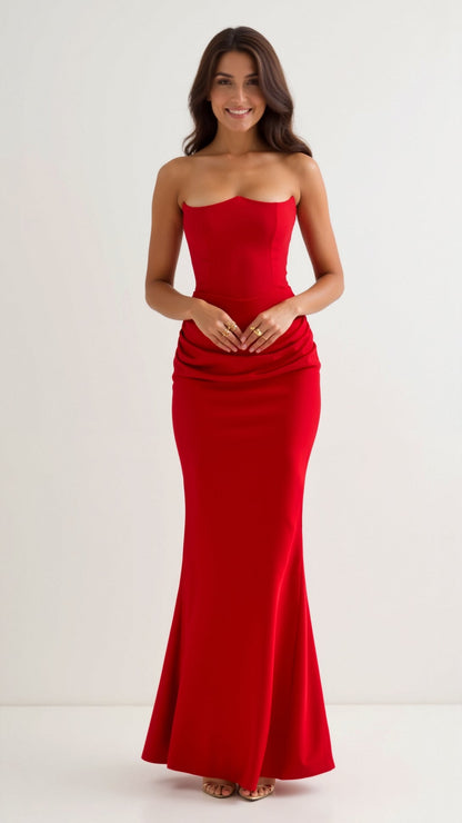 Esmeralda - Robe longue avec corsage