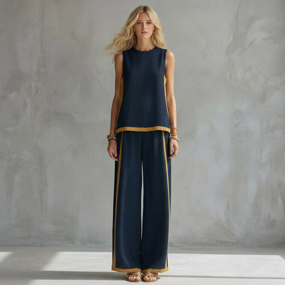 Teresa - Ensemble Élégant en Lin
