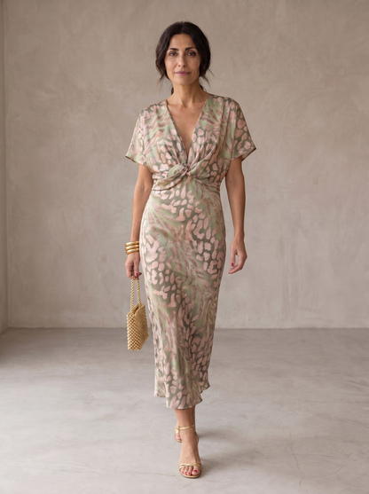 Antoinette | Robe Élégante en Tissu Léger et Fluide
