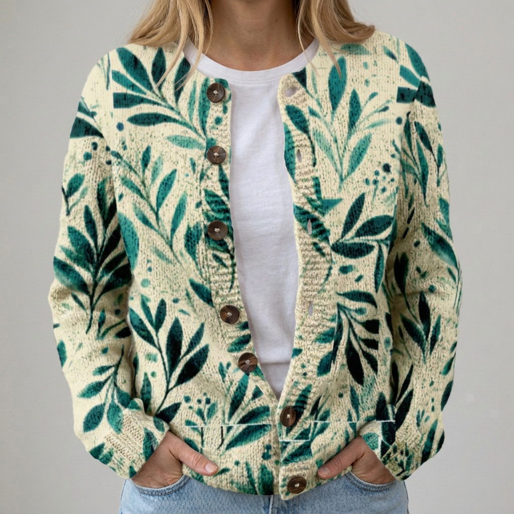 Elin | Gilet avec motif floral