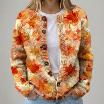 Briarwood | Cardigan vintage à motif imprimé