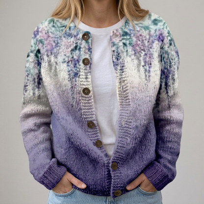Lola | Gilet vintage avec motif imprimé