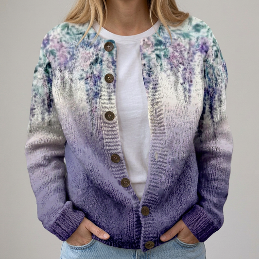 Lola | Gilet vintage avec motif imprimé