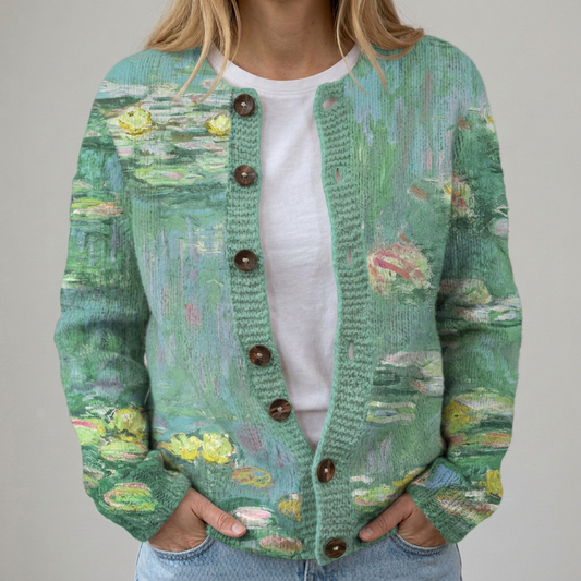 Kira | Cardigan Florale d'Automne