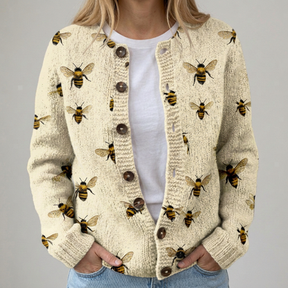 Charlotte | Cardigan floral d'automne
