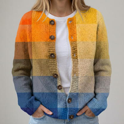 Emma | Gilet à motifs
