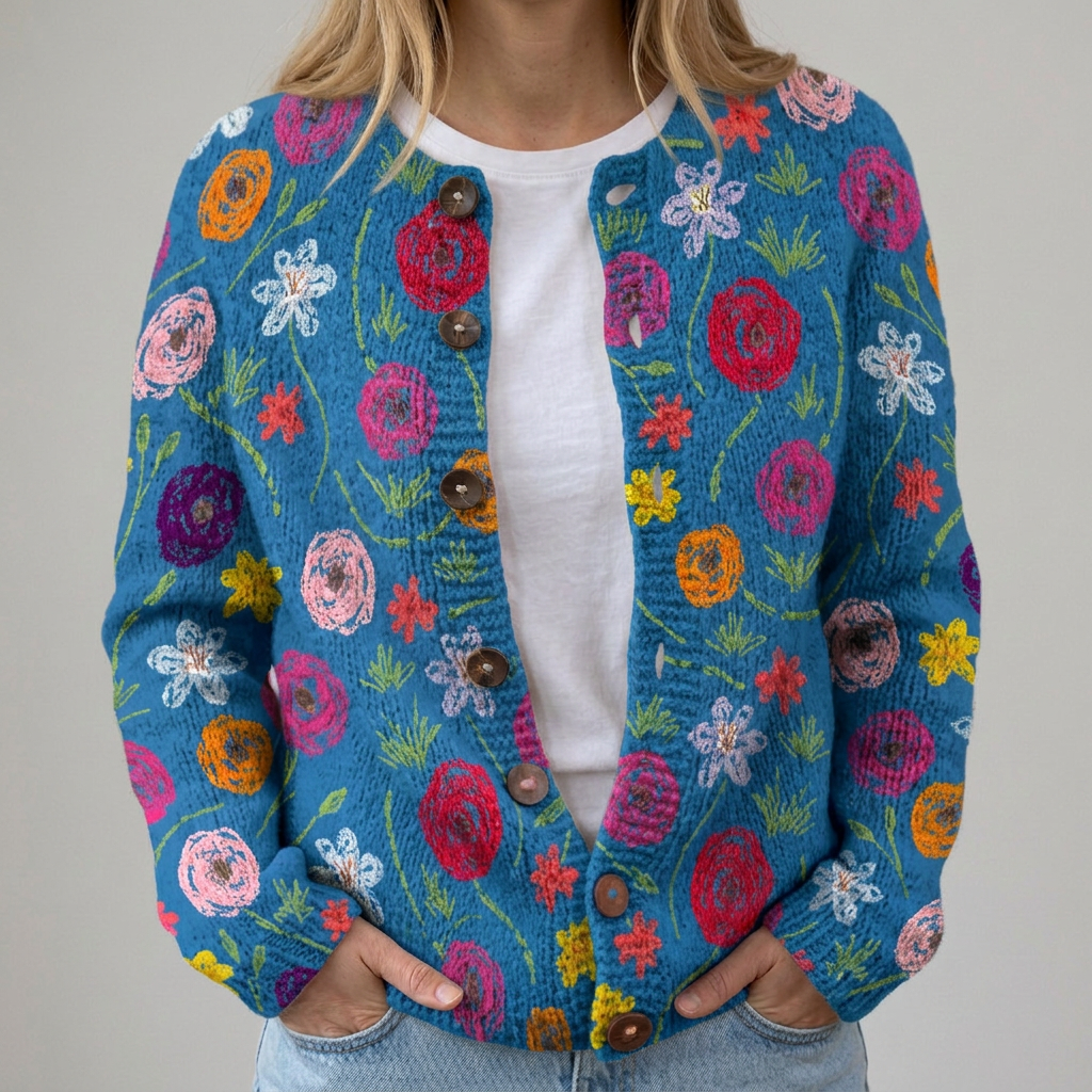 Cleo | Gilet d'automne coloré