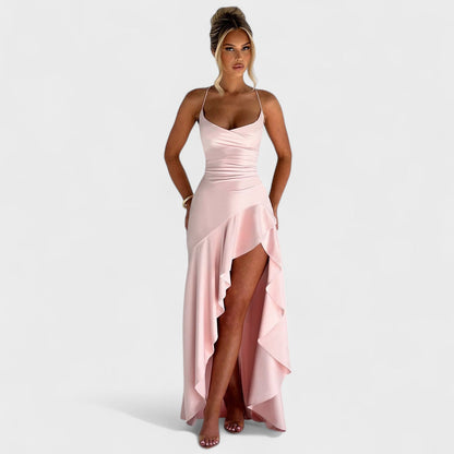 Samira - Robe Maxi Rose