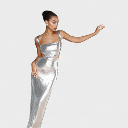 Sparkle Silver - Robe de soirée